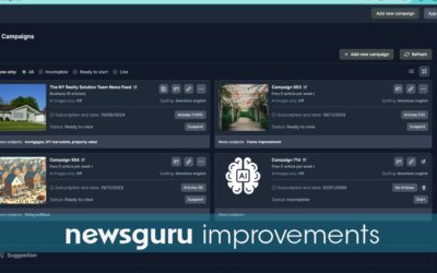 Newsguru App Improvements